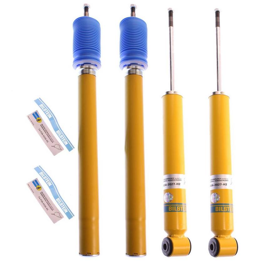 BMW Suspension Strut and Shock Absorber Assembly Kit - Front and Rear (B8 Performance Plus) - Bilstein 3806836KIT